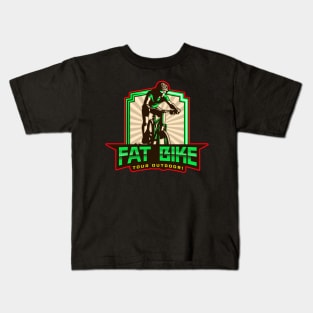 Fat Bike Tour Outdoor Kids T-Shirt